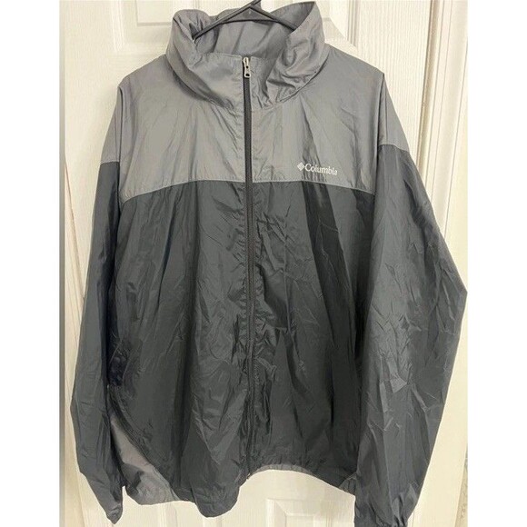 Columbia Other - Columbia Men's Glennaker Lake Wind Rain Jacket Black/Grill Packable XXL